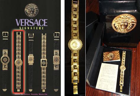 VINTAGE GIANNI VERSACE Signature Medusa G20 Gold 